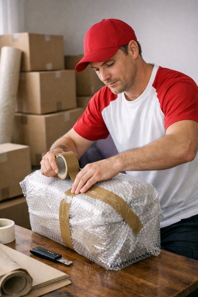 Déménagement d'un appartement en centre ville avec nécessité d'un monte meubles et autorisation de stationnement avec un déménageur professionnel à Cruseilles 74350