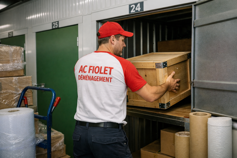 Déménagement avec un déménageur professionnel à Meyzieu 69330 qui propose des solutions de stockage longue durée en garde meubles
