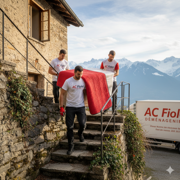 Déménagement d'une maison avec accès difficile avec un déménageur professionnel à Jonage 69330