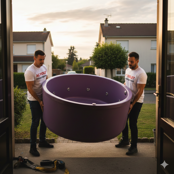 Déménagement maison avec jacuzzi et spa avec un déménageur professionnel à Pont-d'Ain 01160 