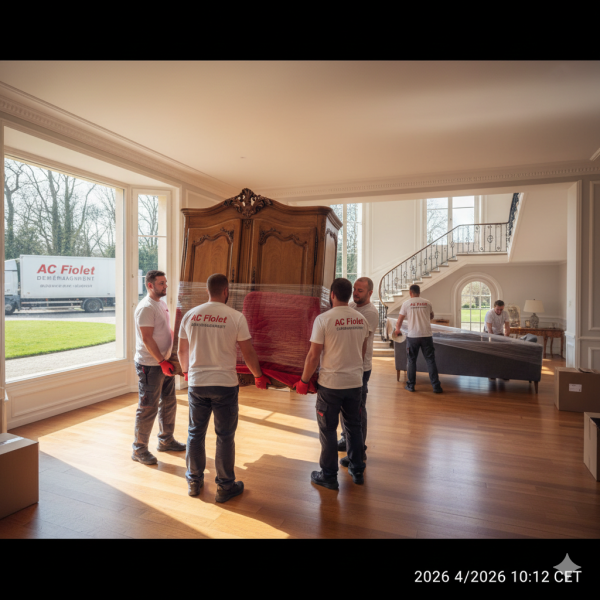 Déménageur Professionnel à Bourg-en-Bresse 01000 qui déménage les maisons de grande superficie nécessité d'une nacelle