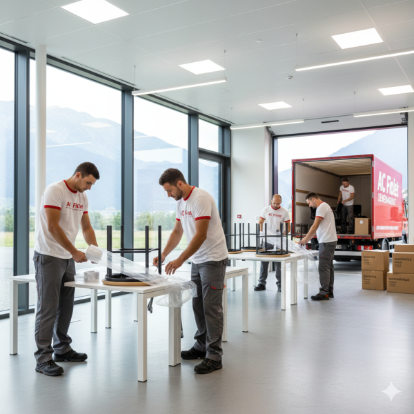 Déménagement bureaux et atelier à Annecy 74 avec un déménageur professionnel 
