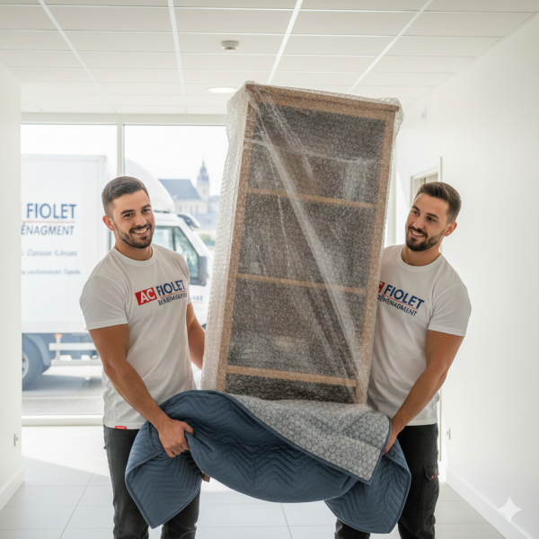 Déménagement Mutation Professionnelle à Annemasse 74 en Haute Savoie et pris en charge par l'employeur dans sa totalité 