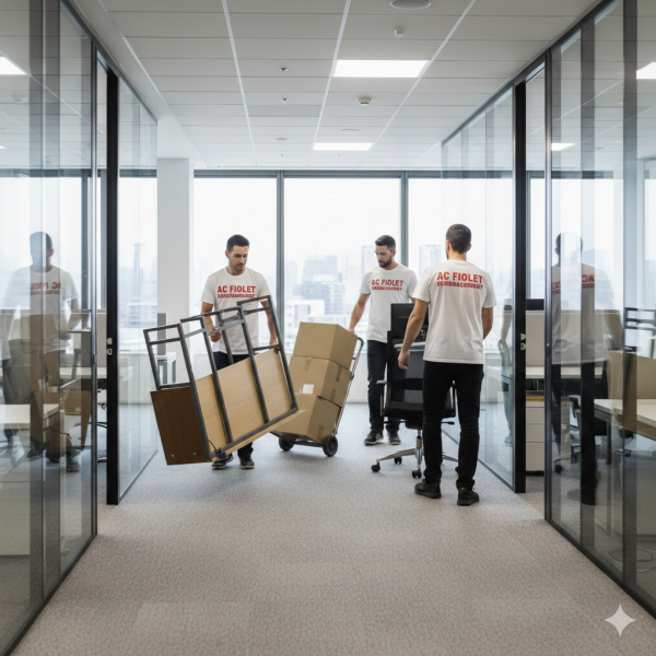 Déménagement professionnels à Annecy : transfert de bureaux et entreprises