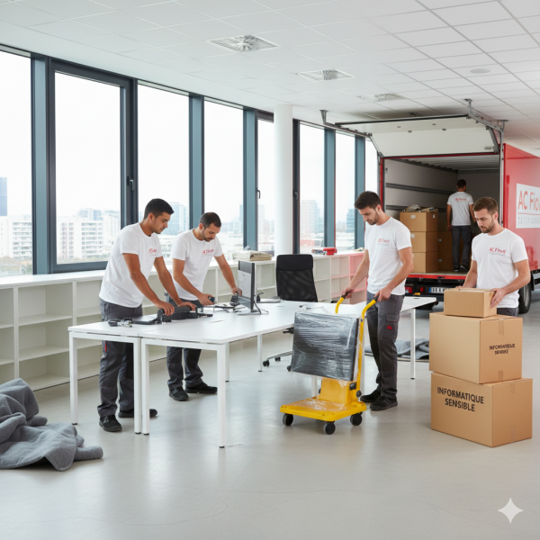 Déménagement Entreprises à Chambéry 73 avec un déménageur spécialisé dans le transfert de matériel fragile et sensible 