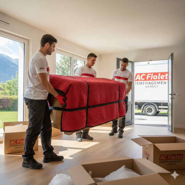 Déménagement particuliers d'une maison de grande superficie avec un déménageur professionnel Seynod 74600