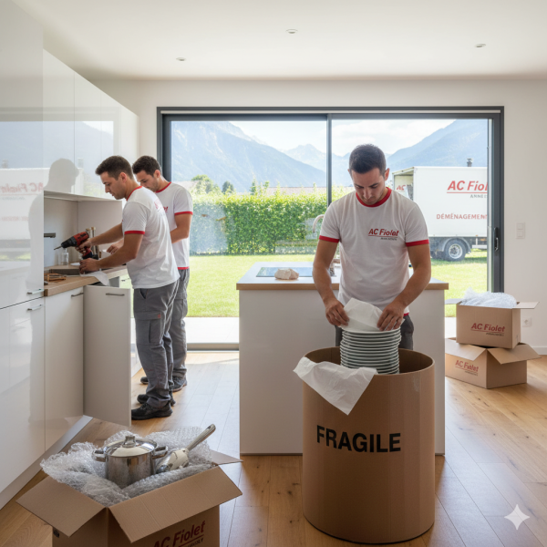 déménagement résidentiel de particuliers avec un déménageur professionnel à Poisy 74330