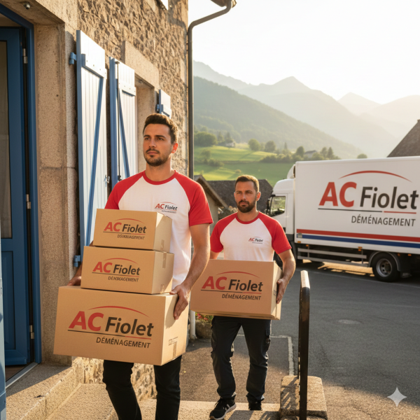 Déménagement incluant l'emballage/déballage/remise en place cartons par un déménageur de confiance à Pizay 01120