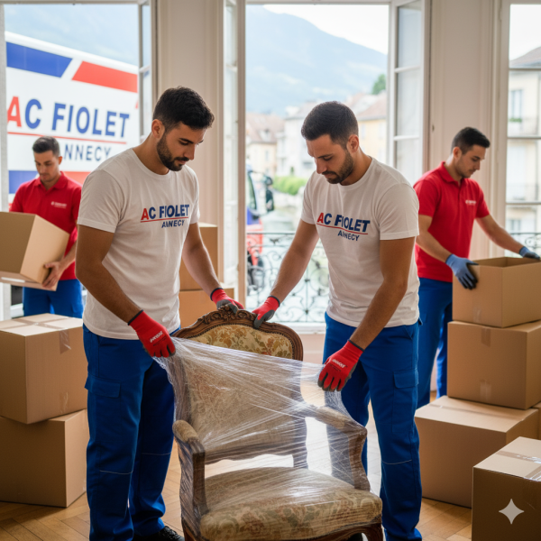 Transfert de bureaux professionnel à Villefontaine par AC FIOLET DÉMÉNAGEMENTS : installation rapide et sécurisée.