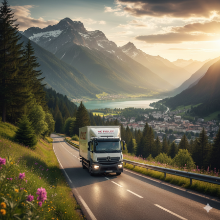 Notre zone d'activité pour ce service Déménagements industriels avec prise en charge complète des ateliers et machines avec monte-charge à