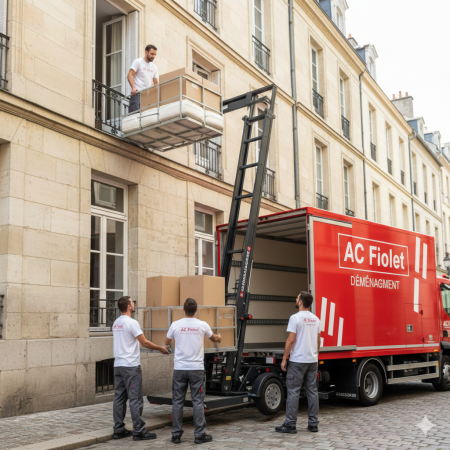 Notre zone d'activité pour ce service Déménagements industriels avec prise en charge complète des ateliers et machines avec monte-charge à