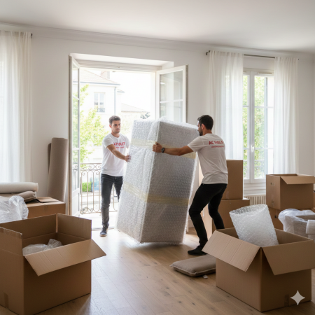 Notre zone d'activité pour ce service Déménagement de particuliers avec prestation complète et devis gratuit pour succession ou objets fragiles à